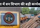 Forest: रीवा में वन विभाग की बड़ी कार्यवाही जप्त की लाखों की लकड़ी